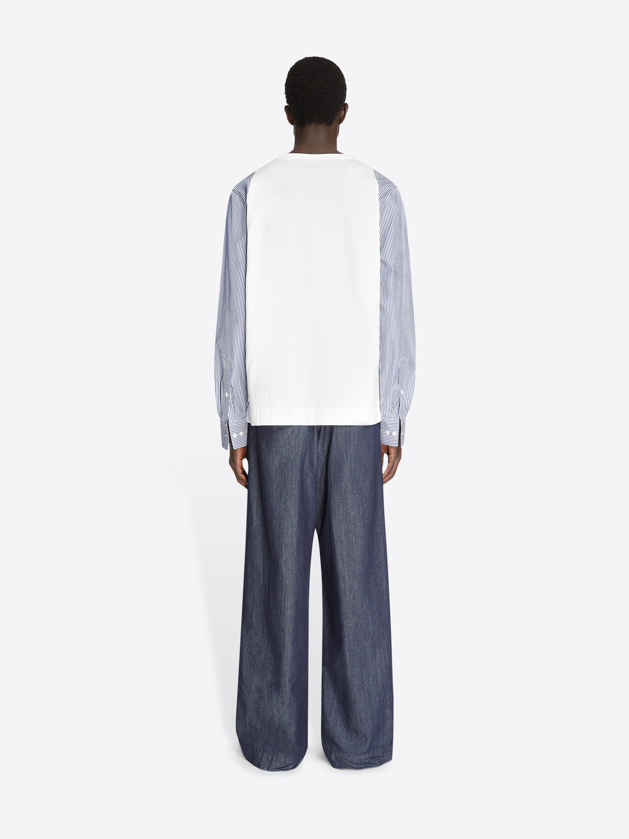 CONTRAST SLEEVES TEE - 4