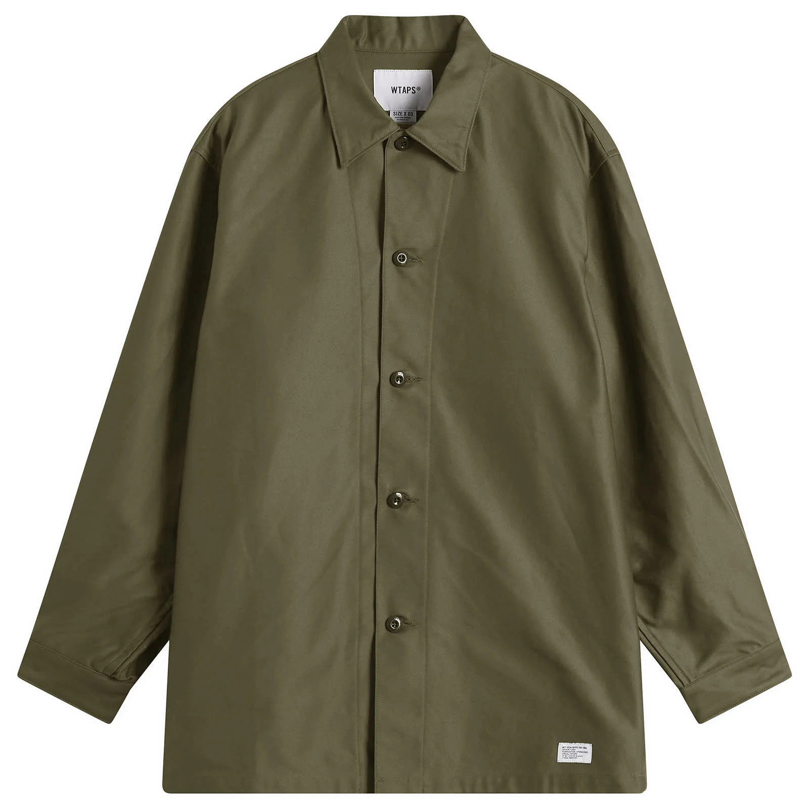 WTAPS CBW Backsatin Overshirt - 1