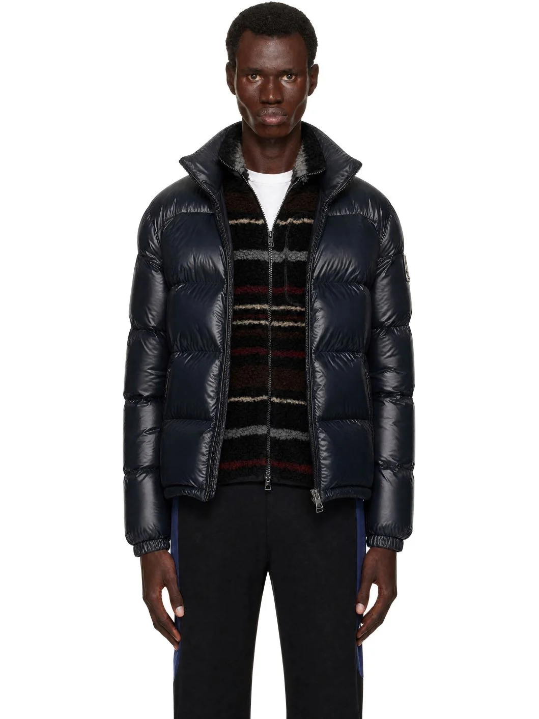 Black Short Down Jacket - 1
