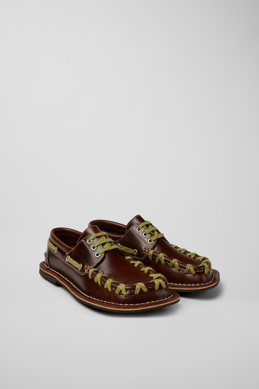 Brown boat shoes - 2