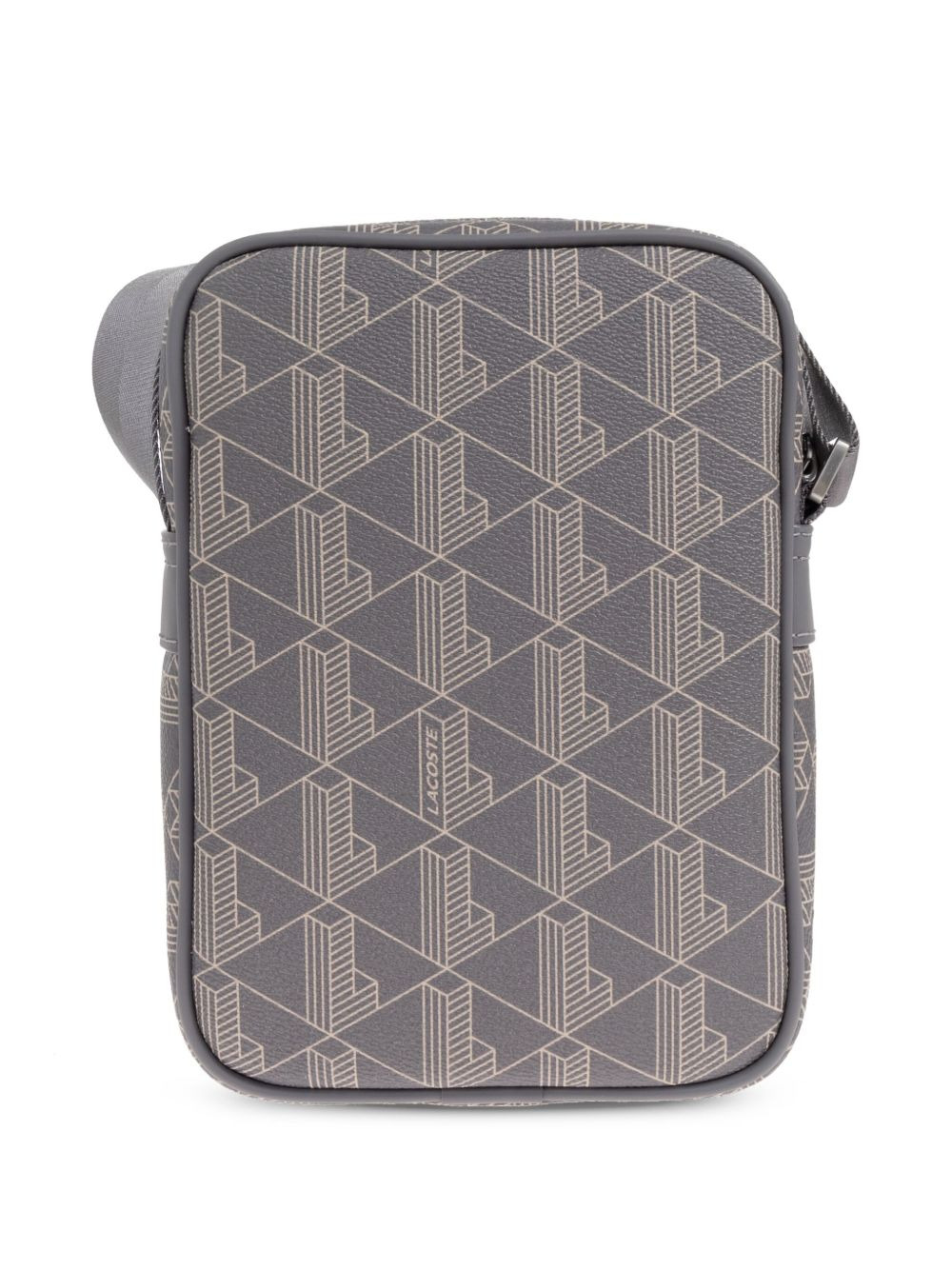 geometric-pattern messenger bag - 3