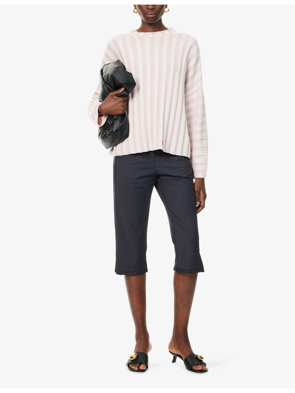 Keyboard Striped Wool Jumper - 2