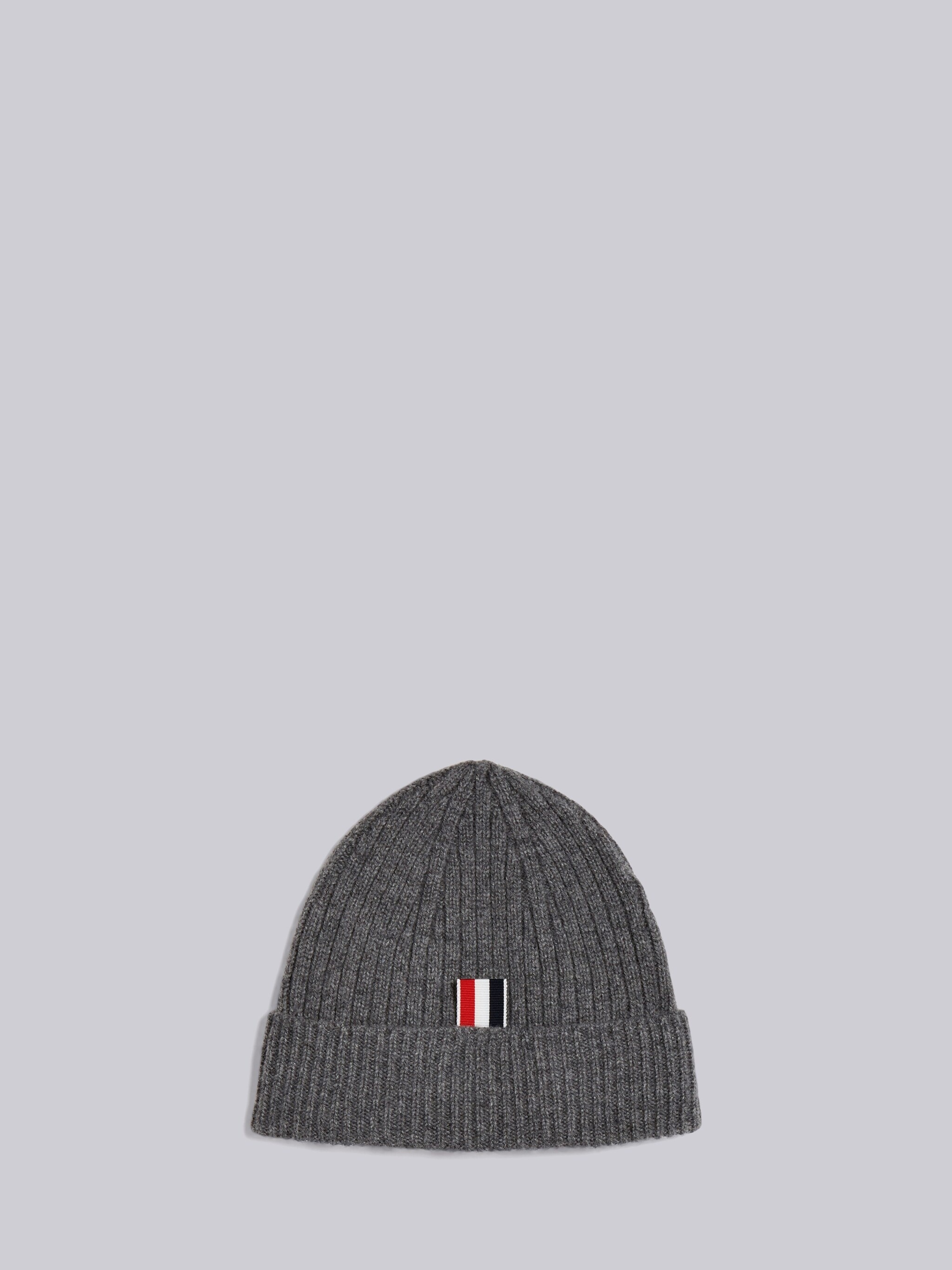 4-Bar stripe cashmere rib beanie - 2