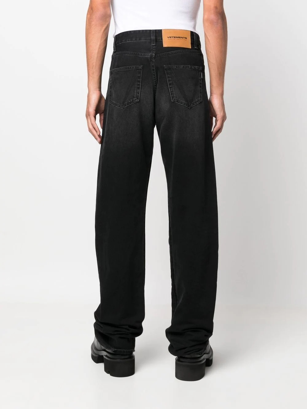 dark-wash bootcut  jeans - 5