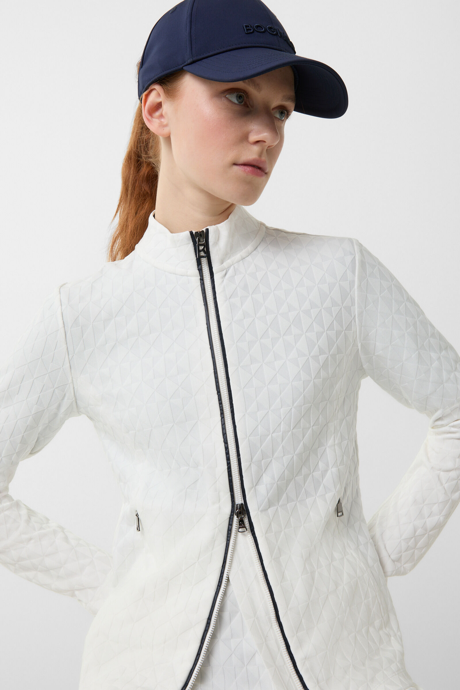 Ayla jersey jacket in Off-White - 5