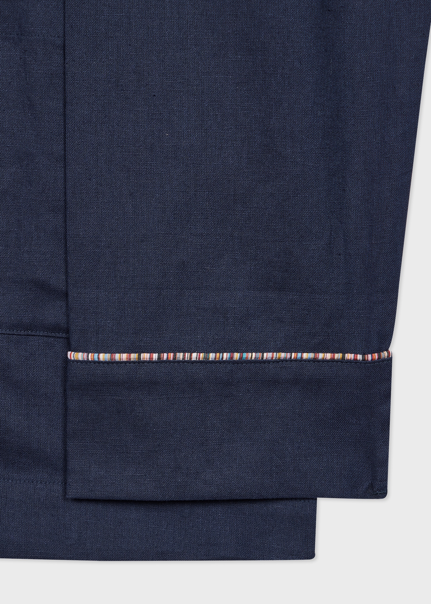 Navy 'Signature Stripe' Trim Pyjama Set - 3