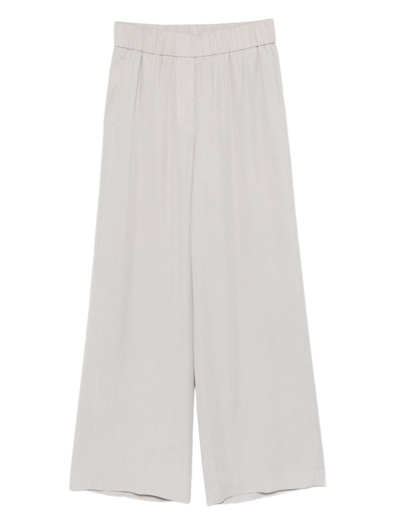 elastic-waist trousers 1