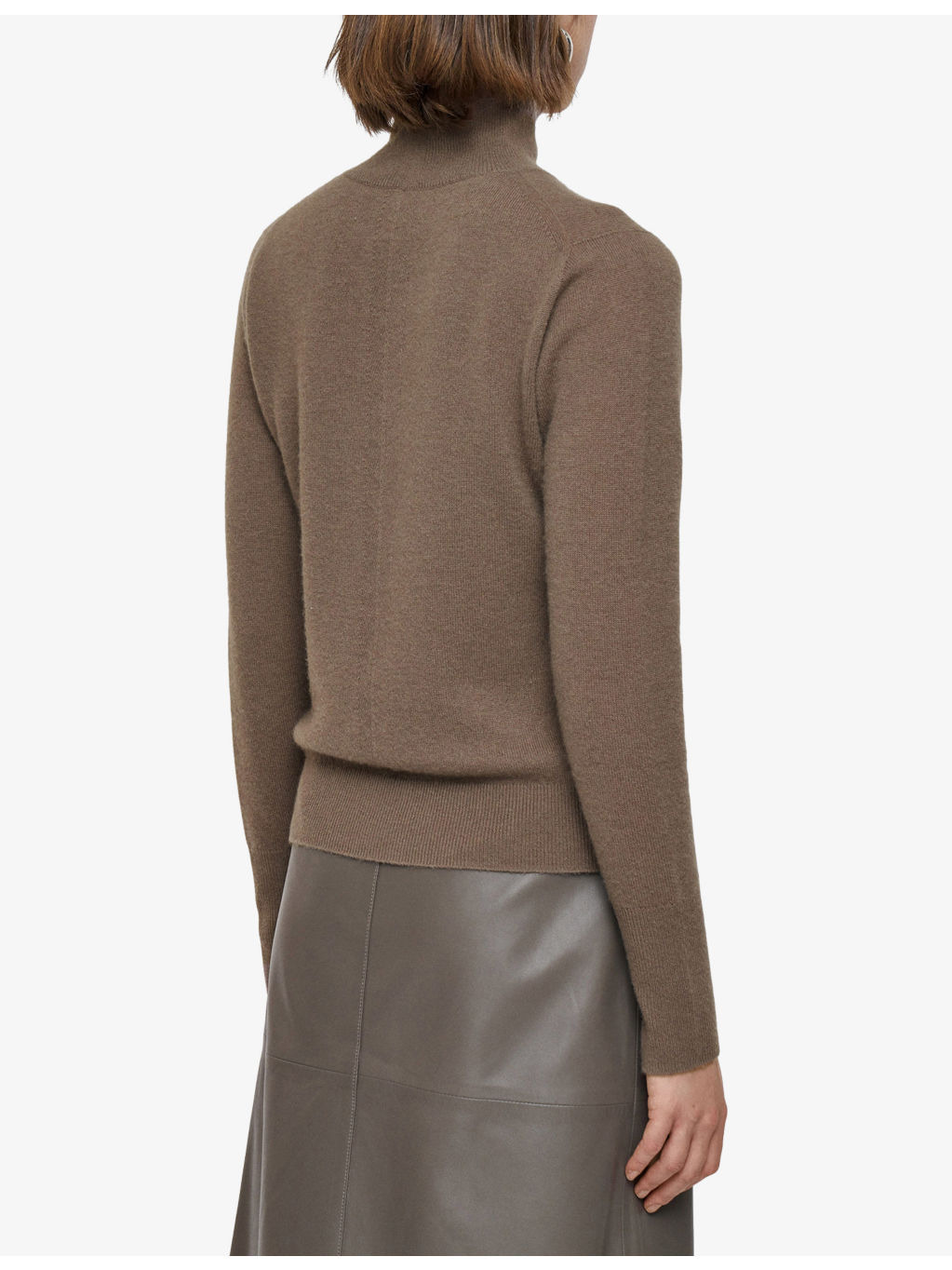 Light Pure Cashmere High Neck Jumper - 4