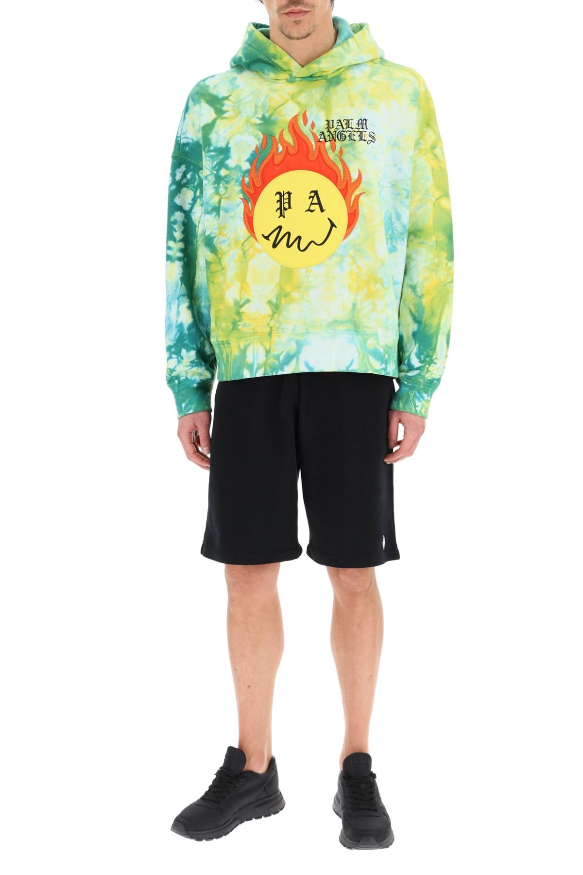 TIE-DYE BURNING HOODIE - 2