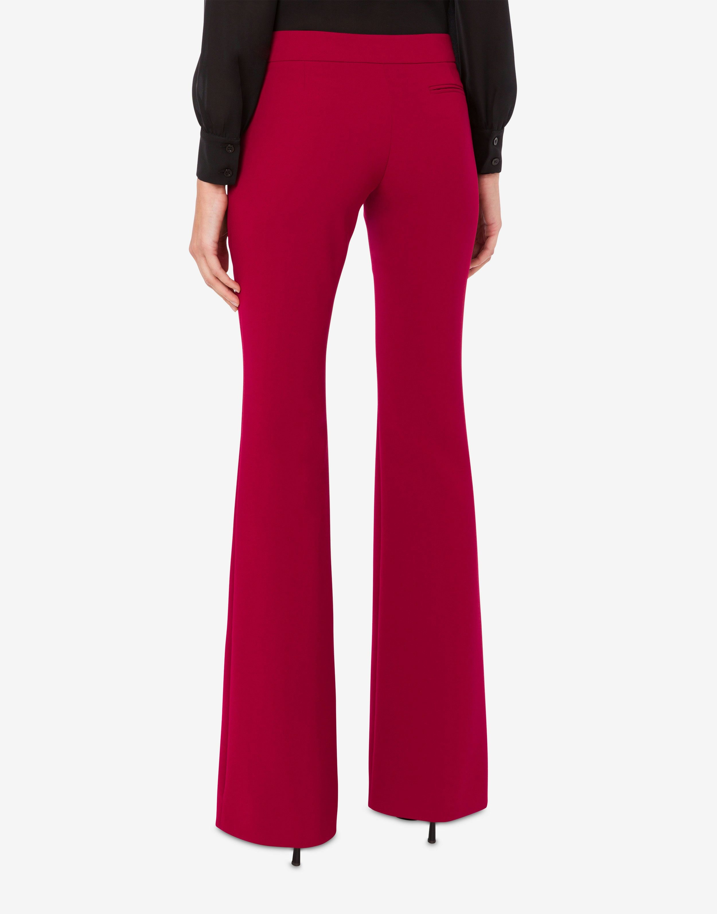 CRÊPE FLARED TROUSERS - 3