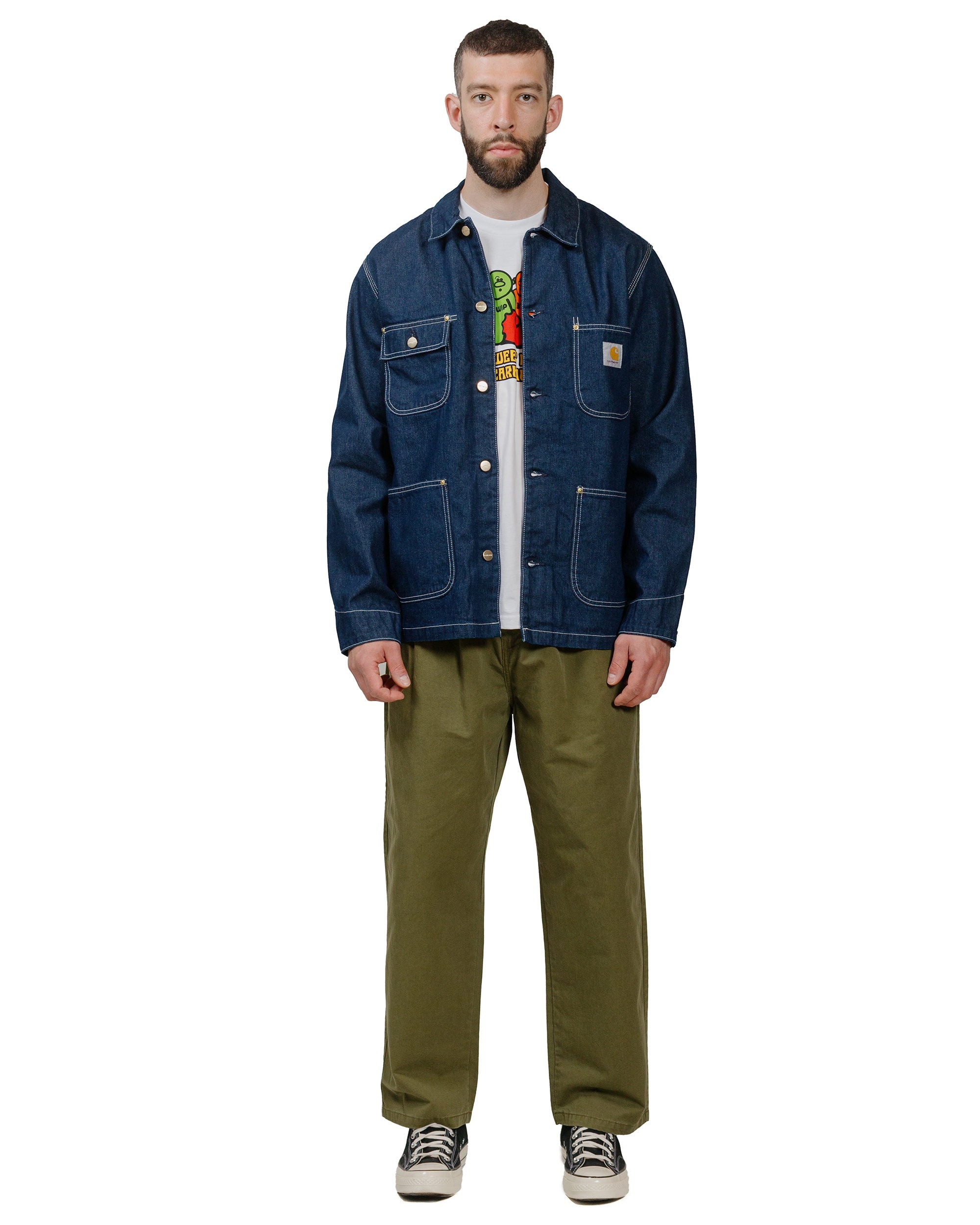 Carhartt W.I.P. OG Chore Coat Denim Blue One Wash - 4
