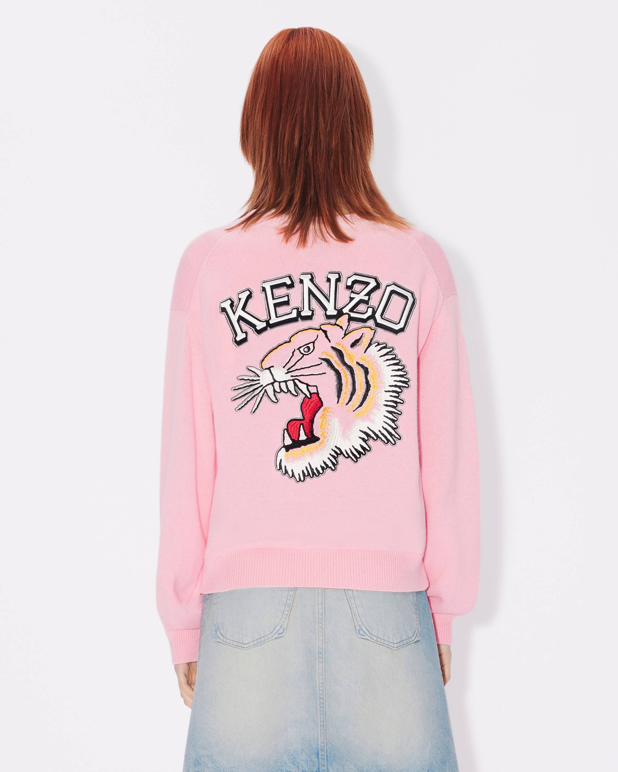 'Varsity Tiger' embroidered jumper - 4
