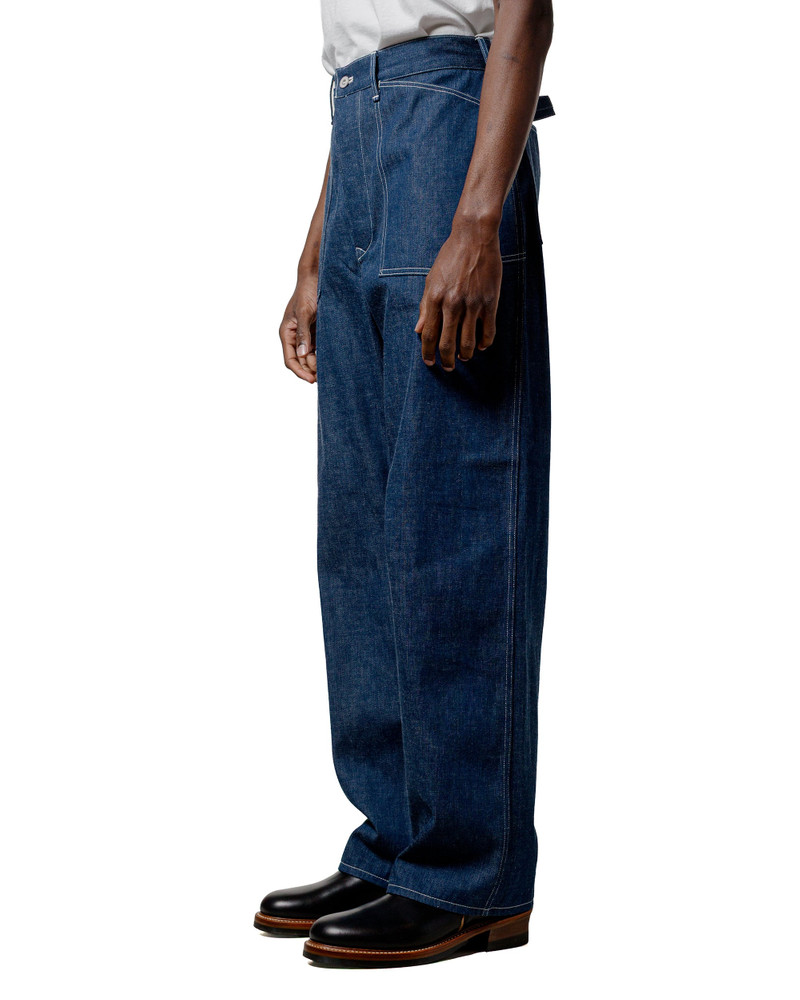 The Real McCoys MP25002 Trousers, Working, Denim, Blue Indigo outlook