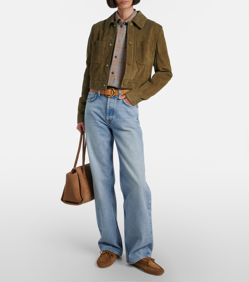 AGOLDE Mid-rise wide-leg jeans outlook