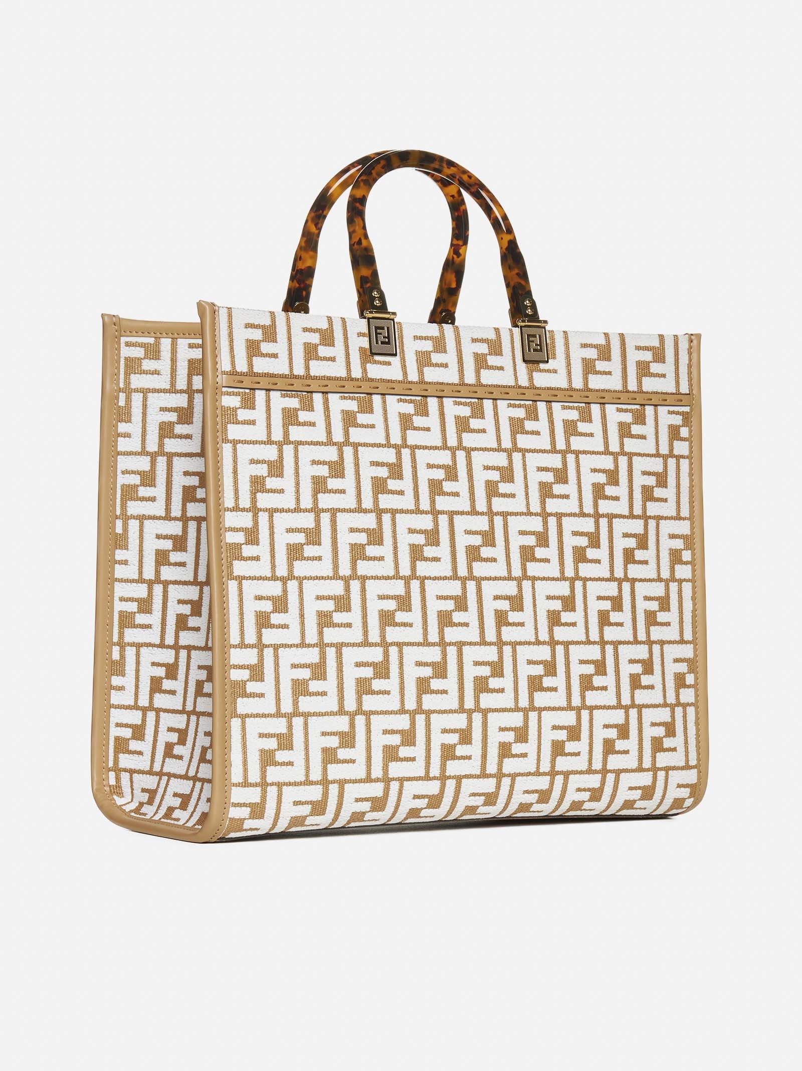FENDI Fendi Sunshine FF fabric medium tote bag