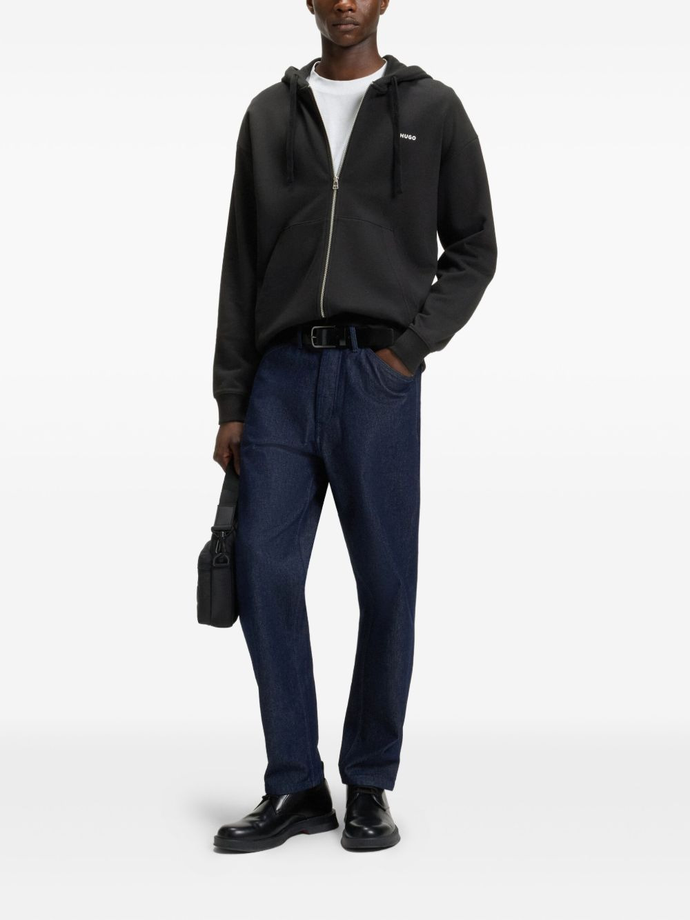 zip-up hooded jacket - 2