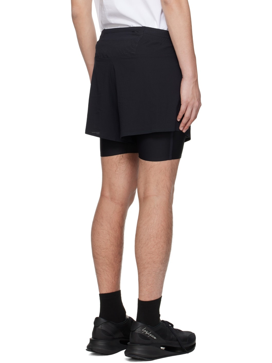Black Layered Shorts - 3