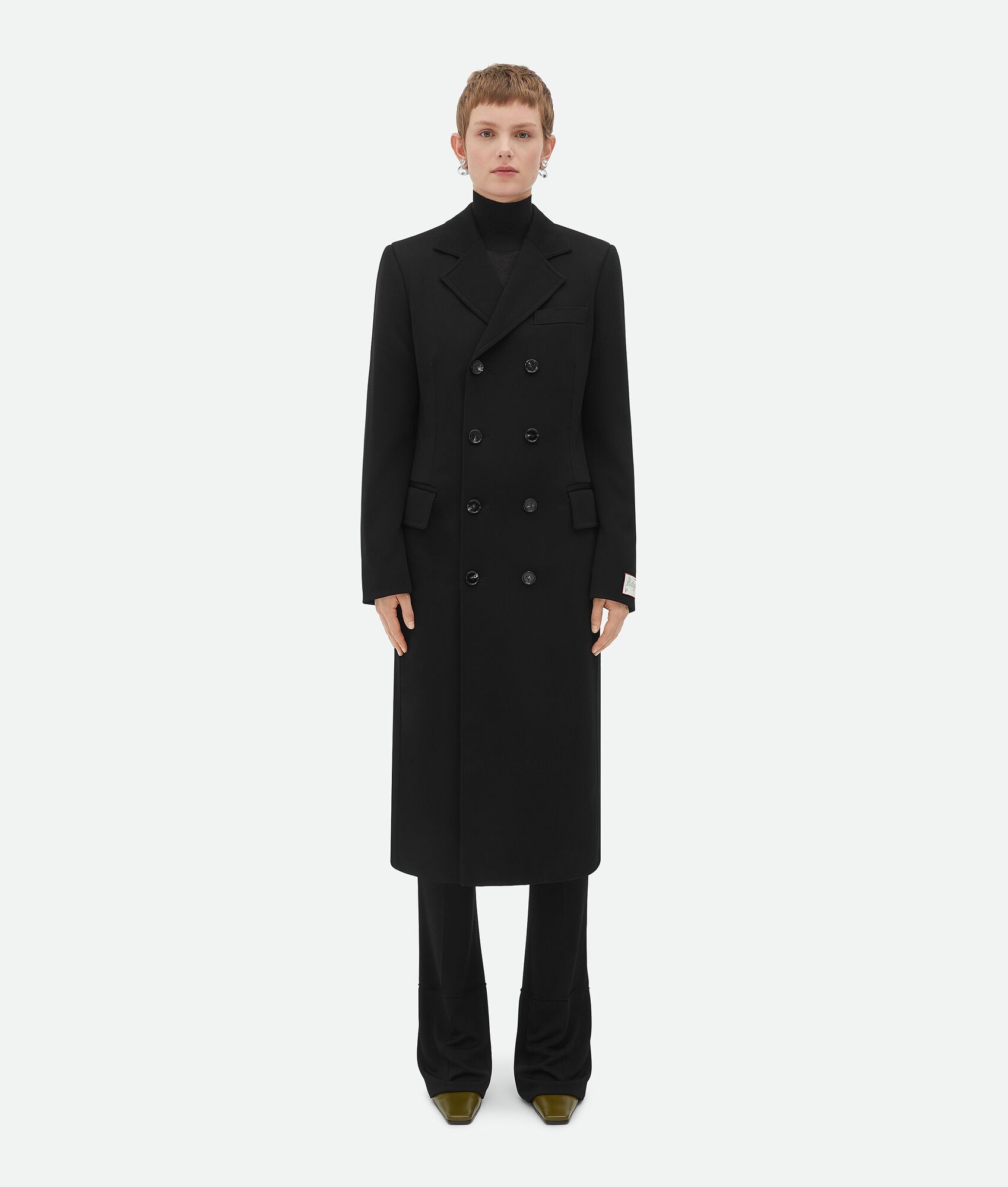 Matt Fluid Viscose Jersey Coat - 1