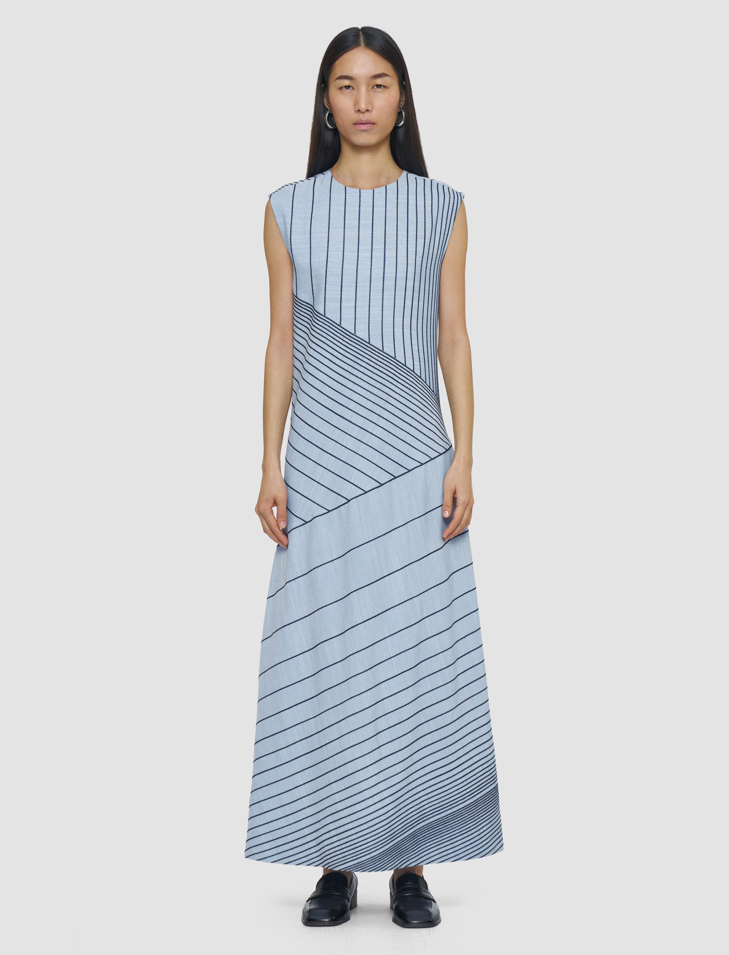 Maryse Embroidered Stripes Dress - 2