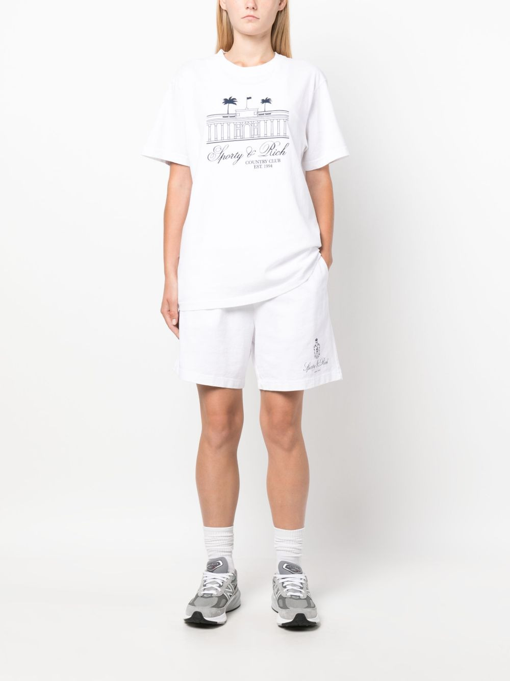 logo-print cotton T-shirt - 3