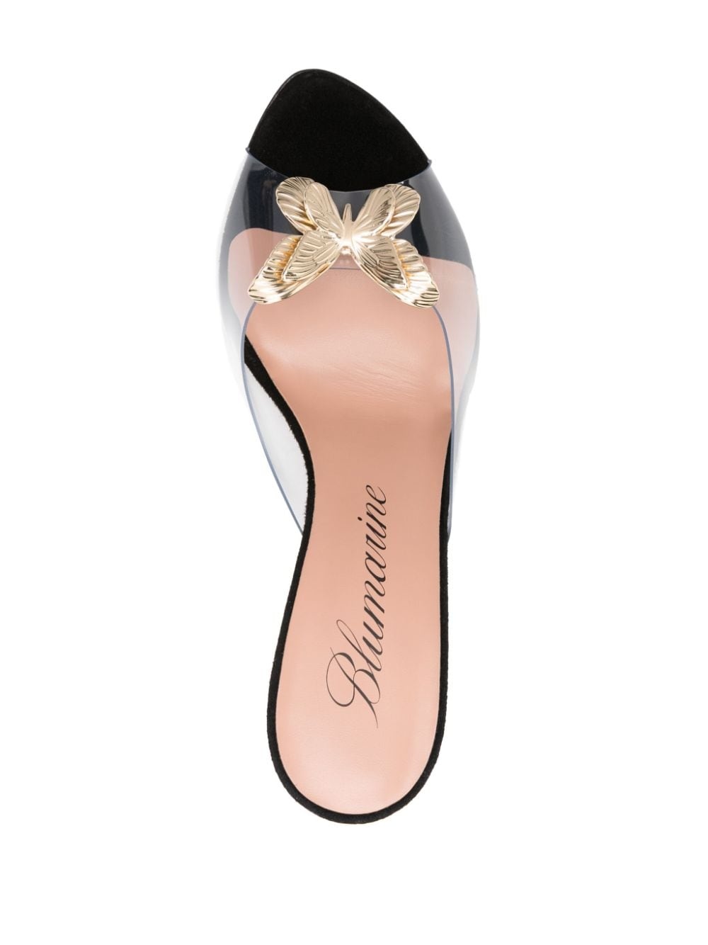 115mm butterfly-appliquÃ© mules - 4