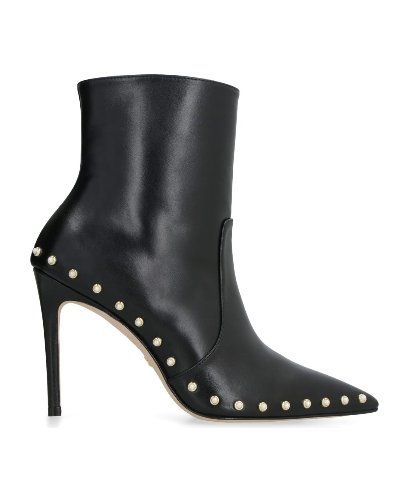 Stuart Leather Pointy-toe Ankle Boots - 2