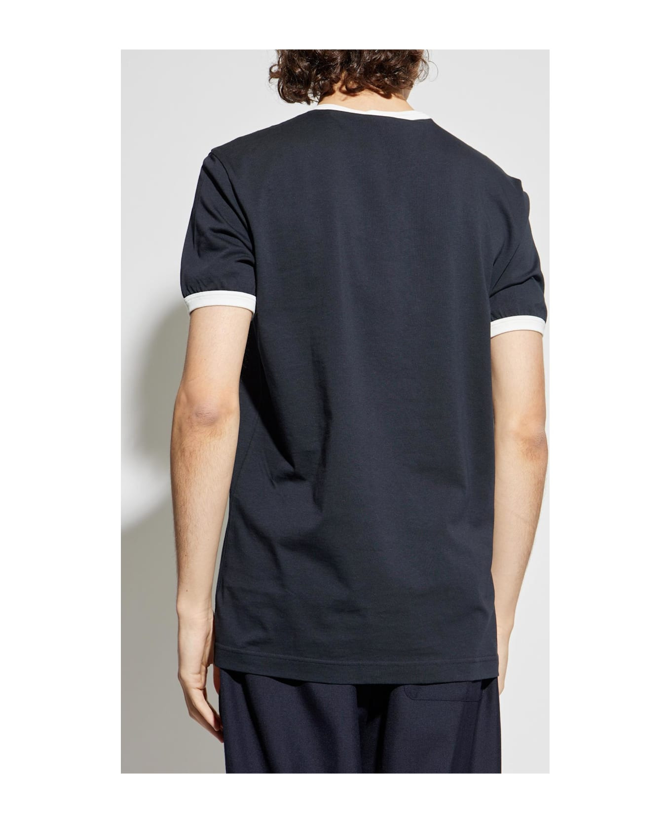 Dolce & Gabbana T-shirt With A Logo And A Velvet Finish - 4