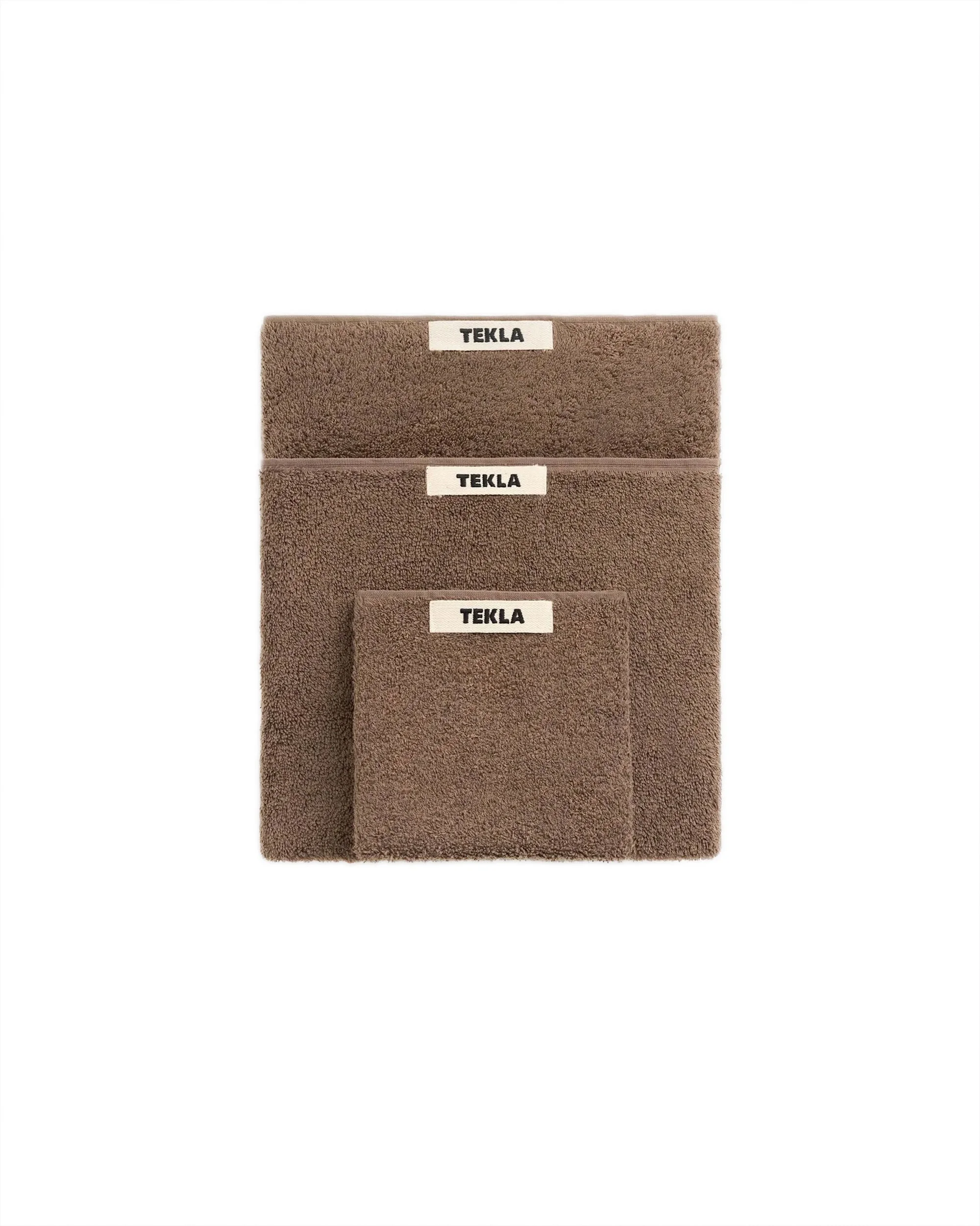 Tekla Terry Bath Towel Kodiak Brown - 1
