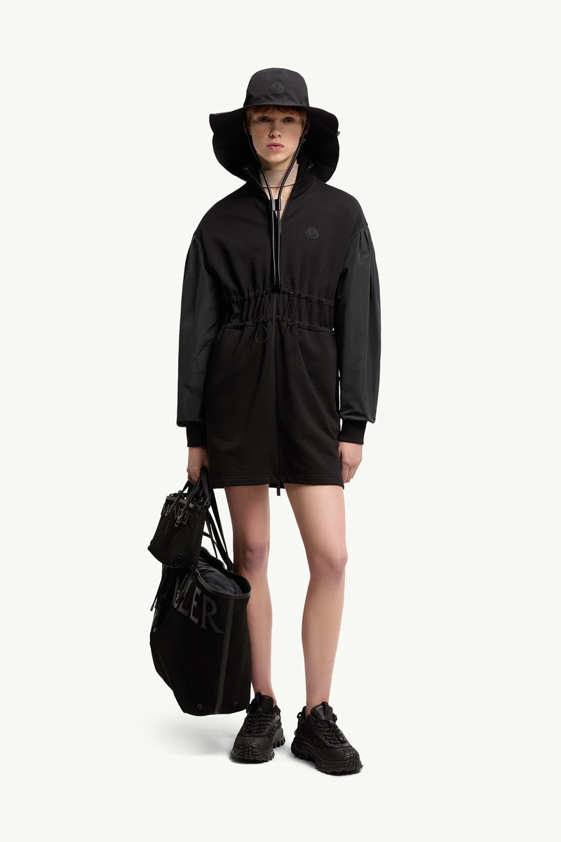 Moncler Cotton Fleece Sweatshirt Zip-Up Dress outlook