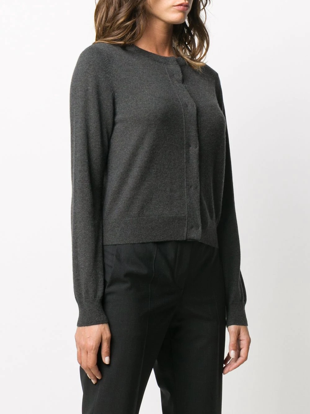 cashmere fitted cardigan - 3