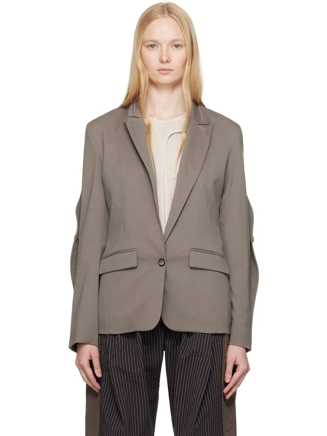 Gray Seneca Tailored Blazer - 1