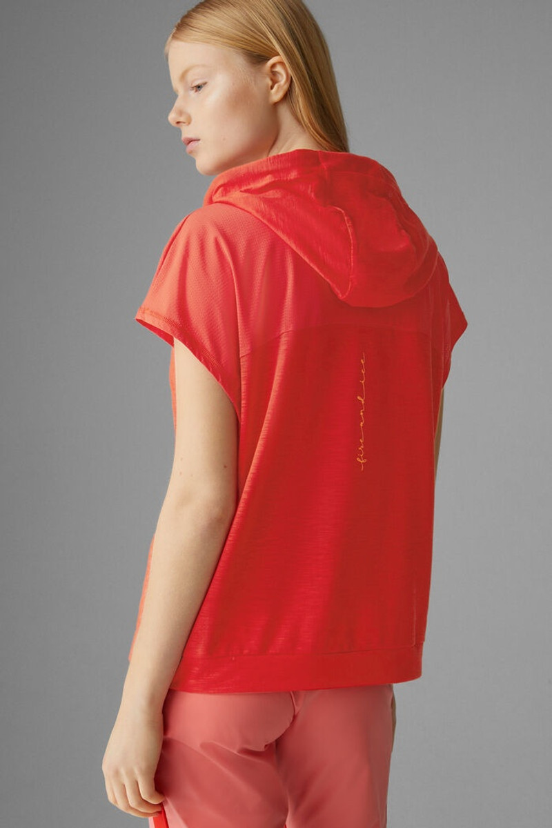 Damia Hooded top in Red 3