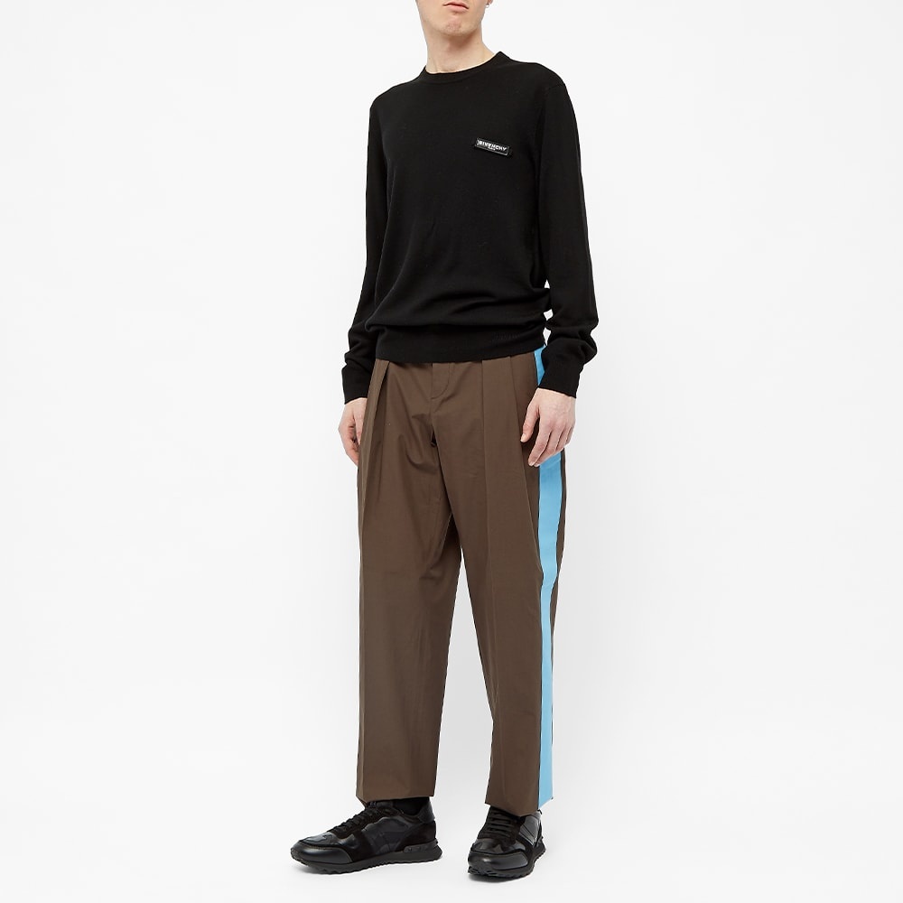 Valentino Side Stripe Cotton Trouser - 7