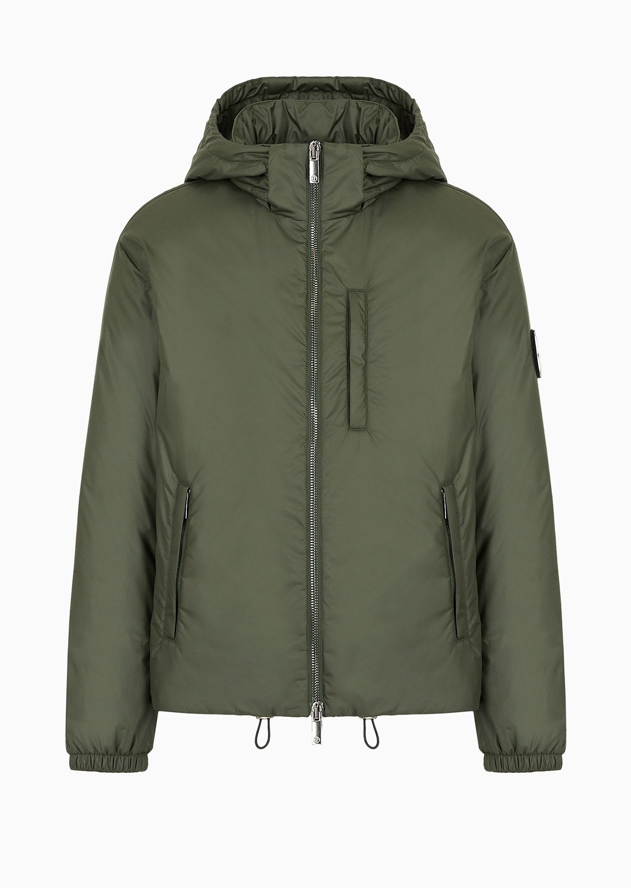 Hooded blouson with goose-down padding ASV - 1