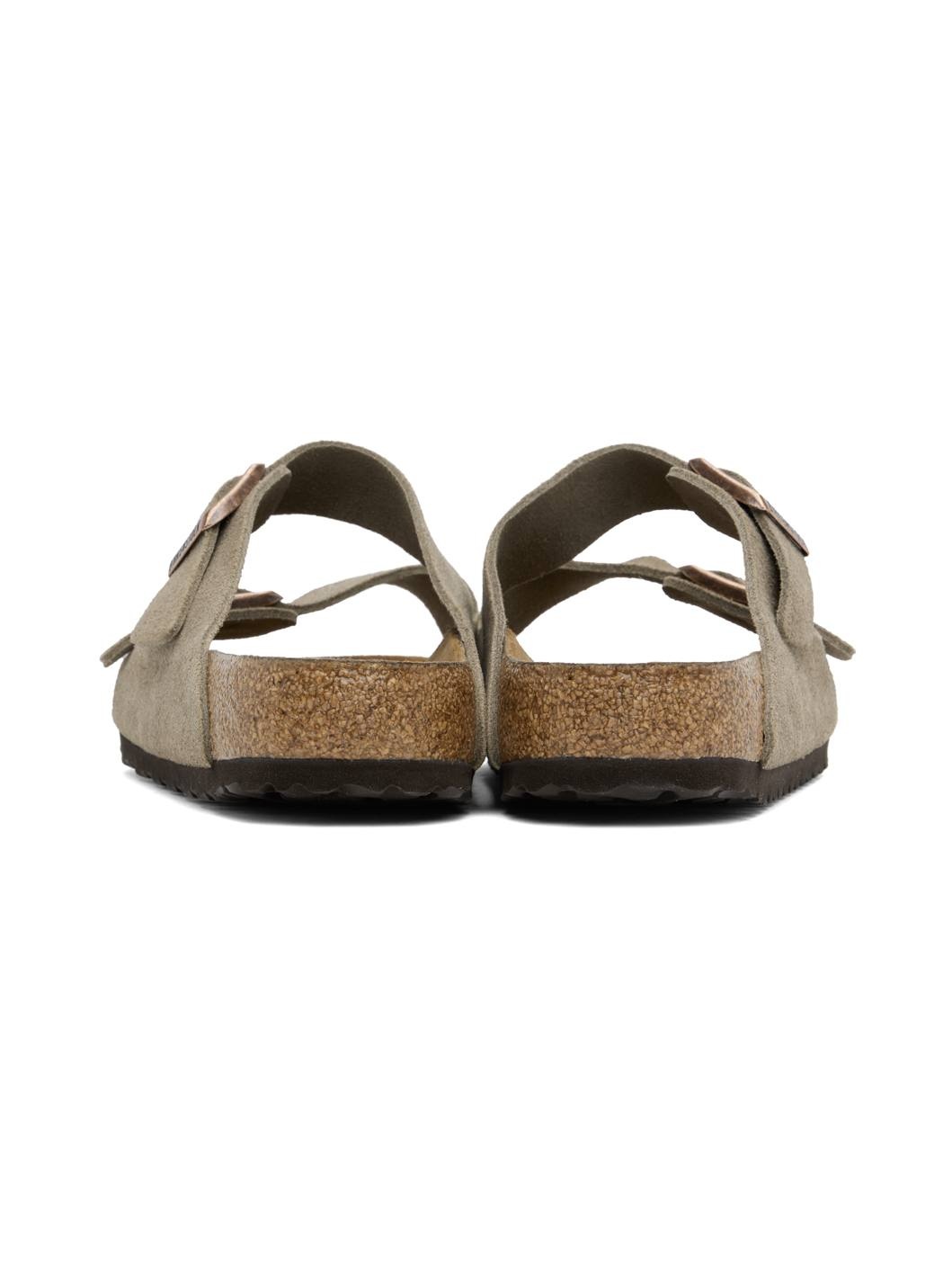 Taupe Regular Arizona Soft Footbed Sandals - 2
