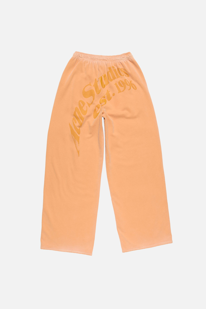 Acne Studios Casual fleece trousers - Pumpkin orange outlook