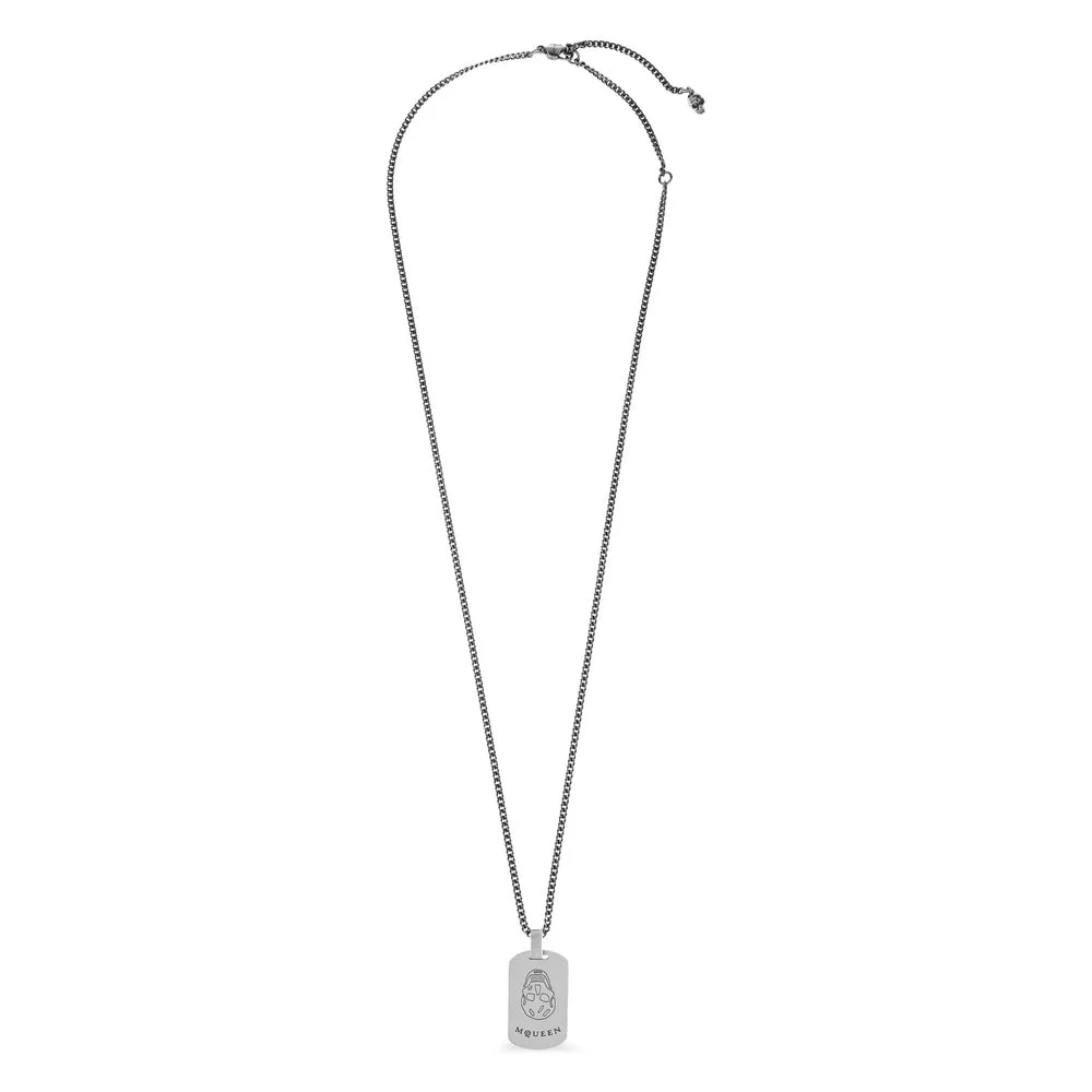 Alexander Mcqueen Silver Necklaces Men - 1