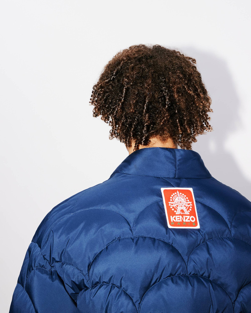 'KENZO Seigaiha' kimono padded coat 7