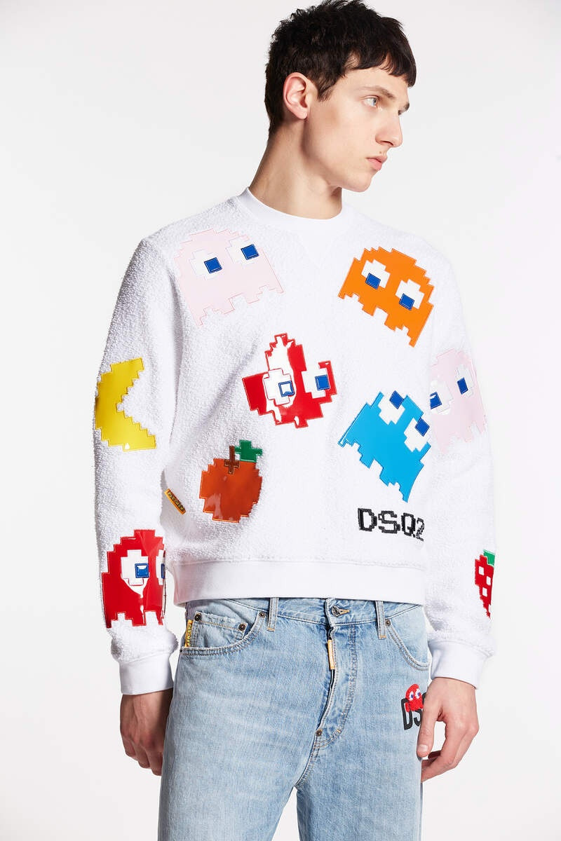 PAC-MAN DYED COOL SWEATSHIRT 1