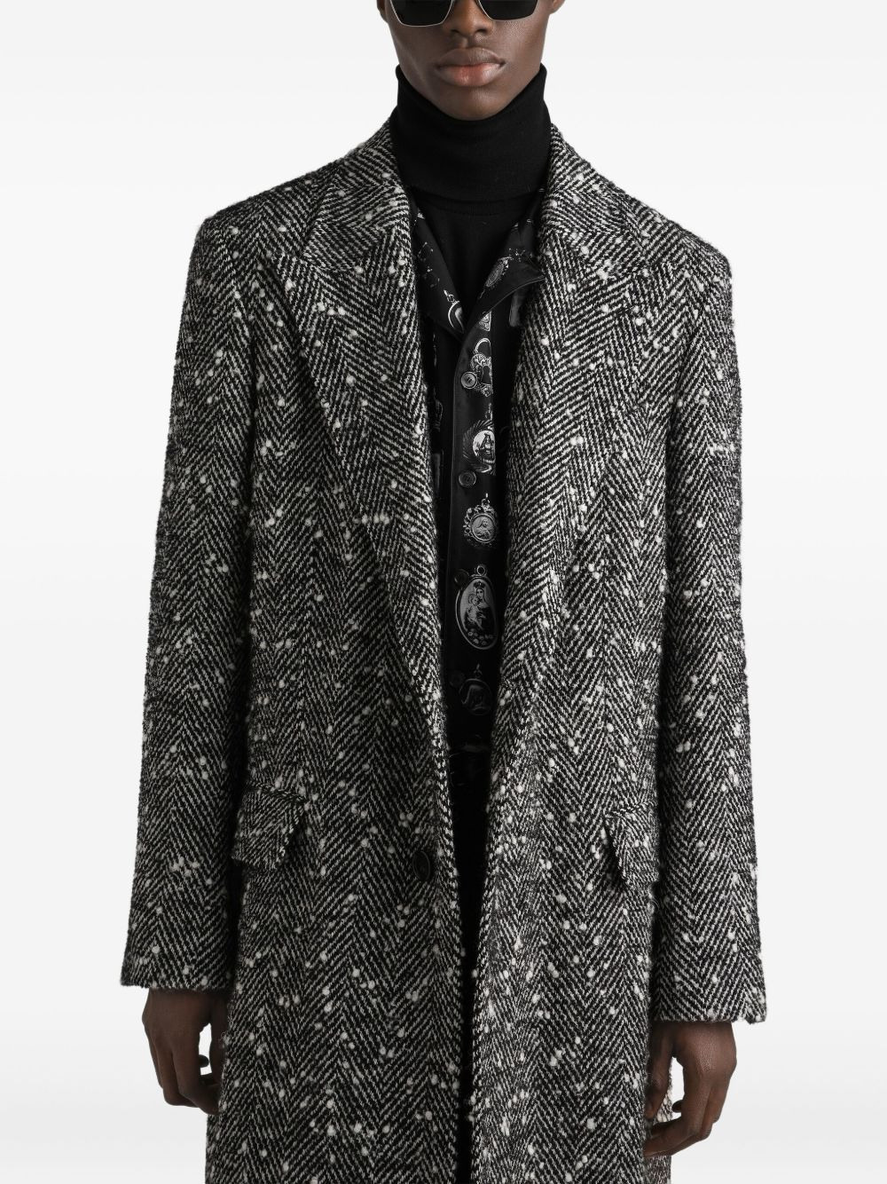 herringbone coat - 4