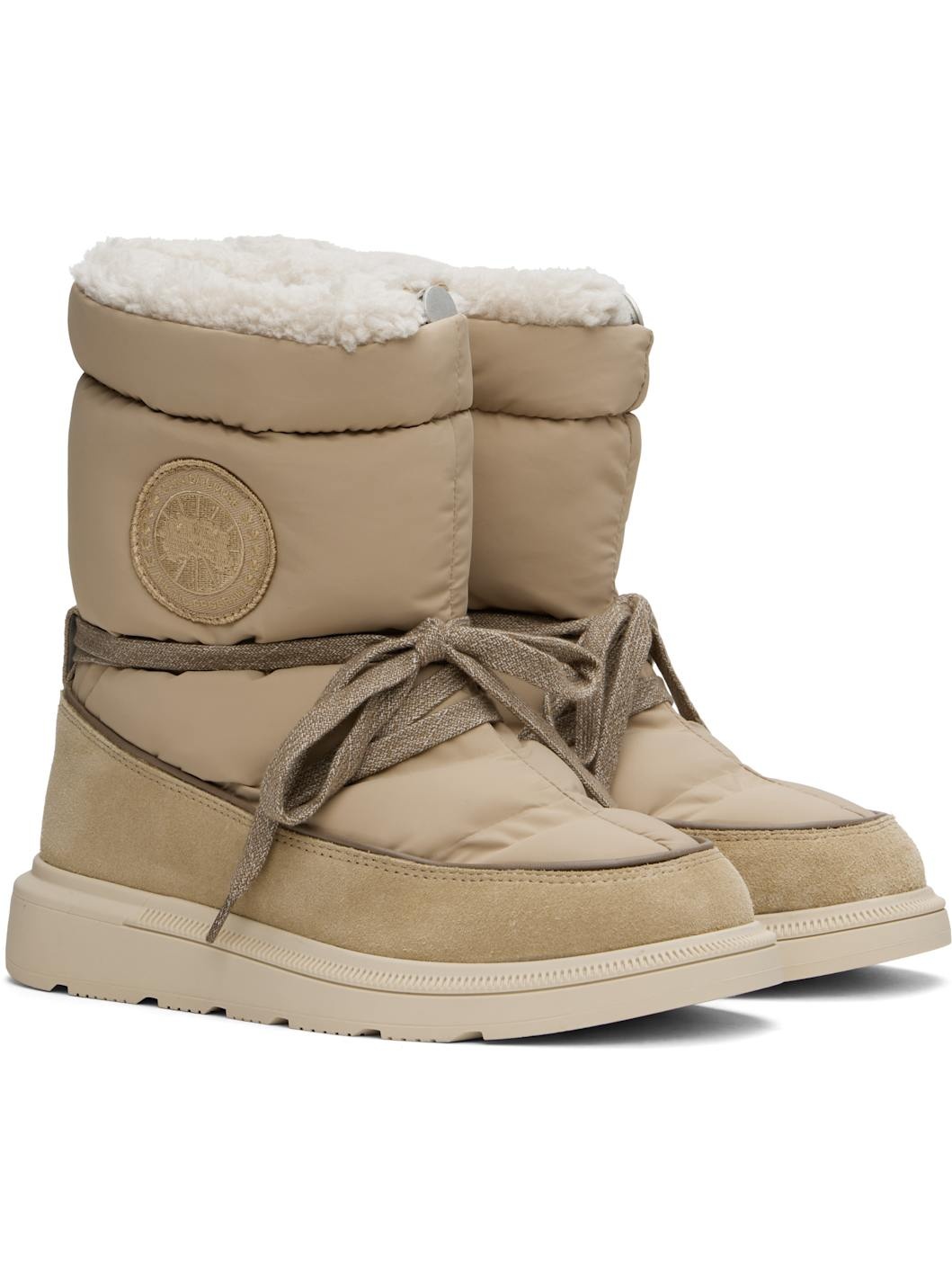 Tan Demma Puffer Boots - 4