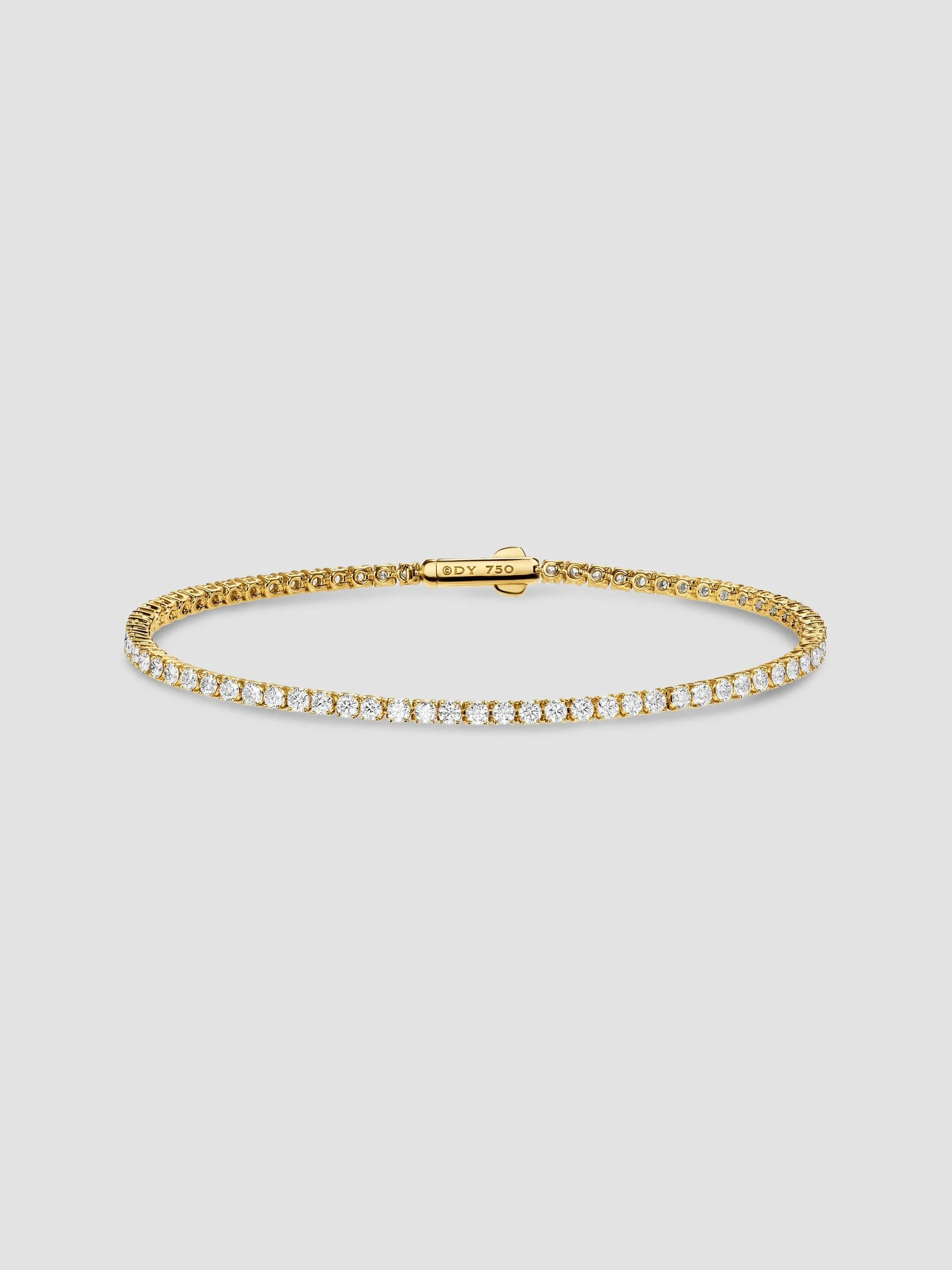 Women's Mini Tennis Bracelet in 18K Yellow Gold - Diamond Gold - 1