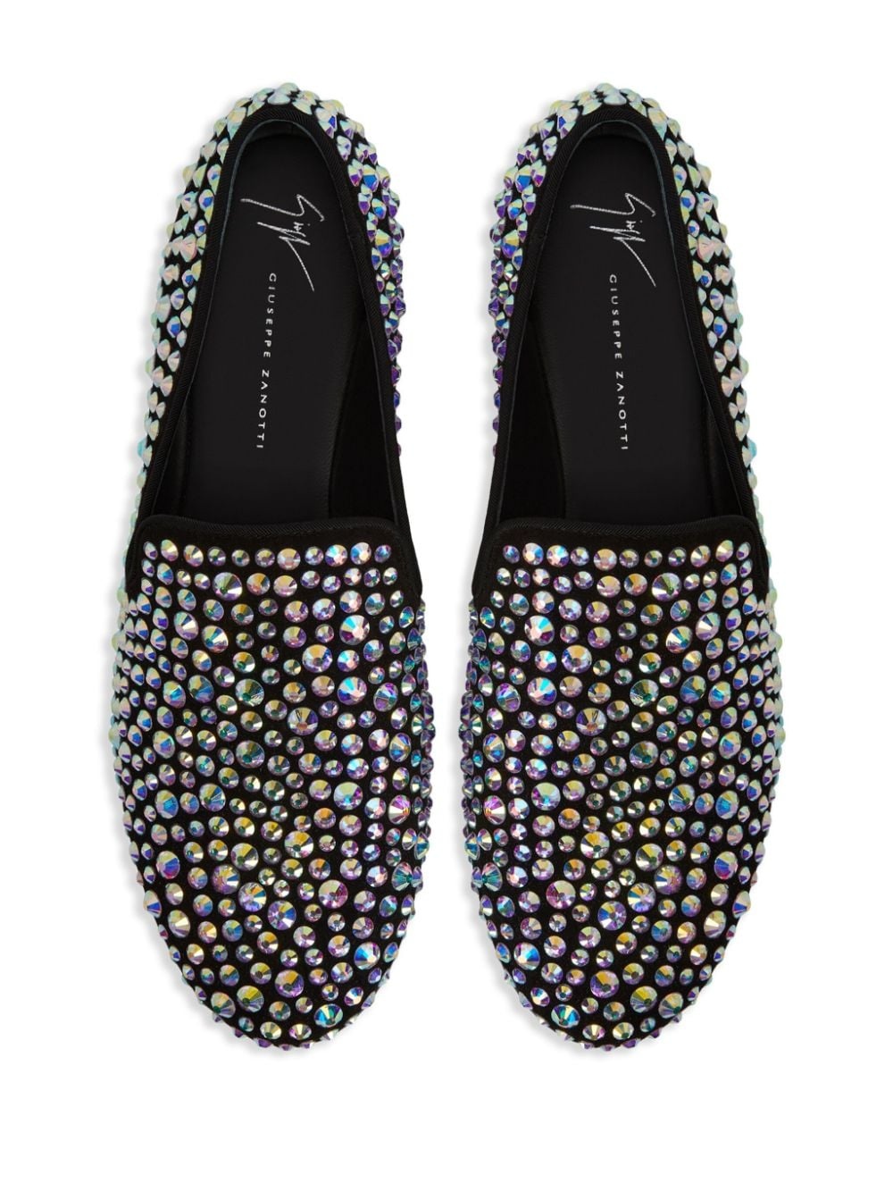 Marvin Caleido crystal-embellished loafers - 4