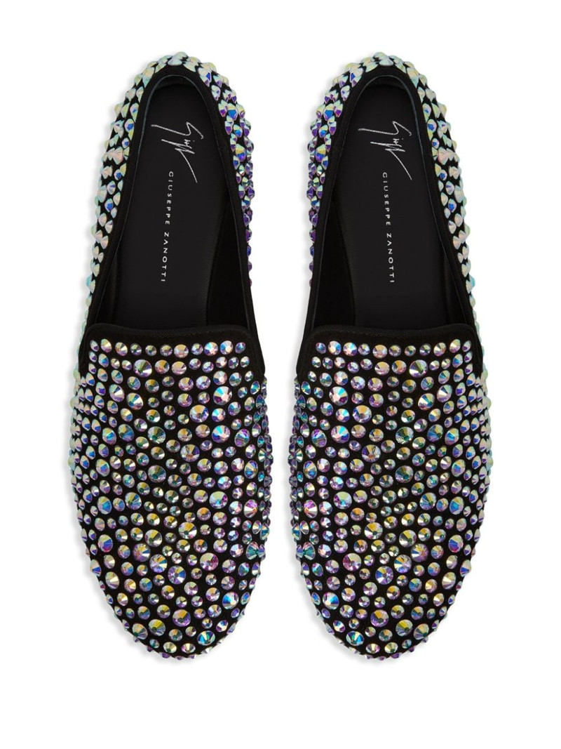 Marvin Caleido crystal-embellished loafers 4