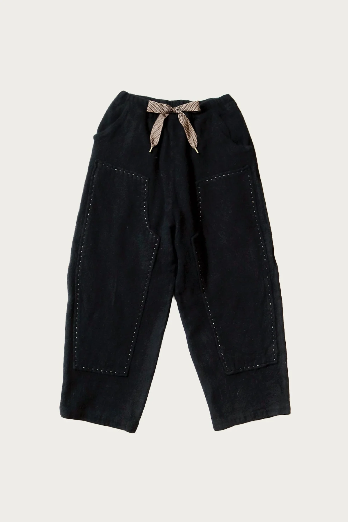 Fulling Wool CASA Pants - Black - 1