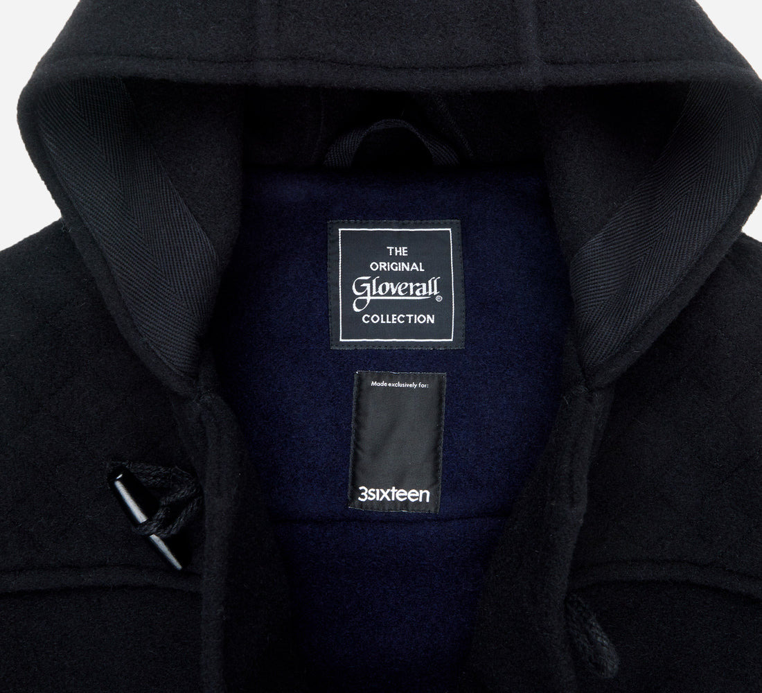 Gloverall for 3sixteen - Two-Tone Monty Duffel Coat - 5