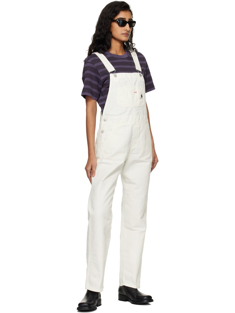 Carhartt White Bib Straight Overalls outlook