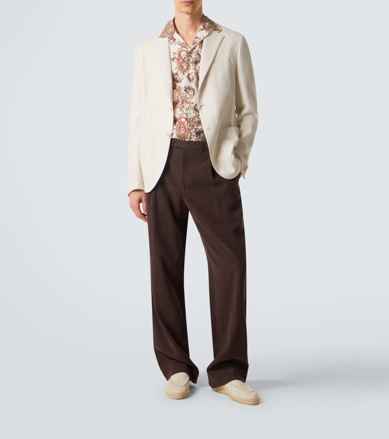 Etro Paisley cotton bowling shirt outlook