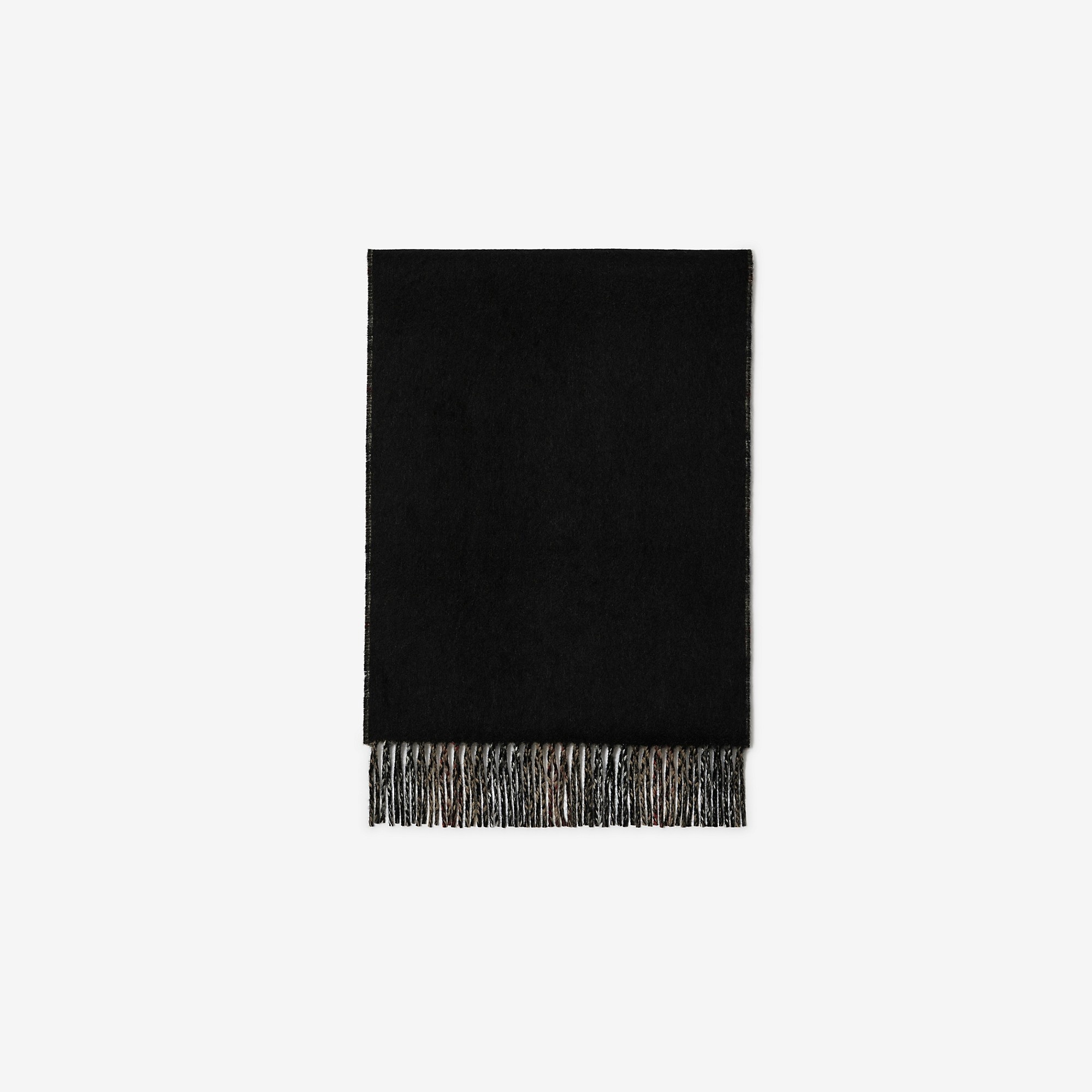 Check Cashmere Reversible Scarf - 4