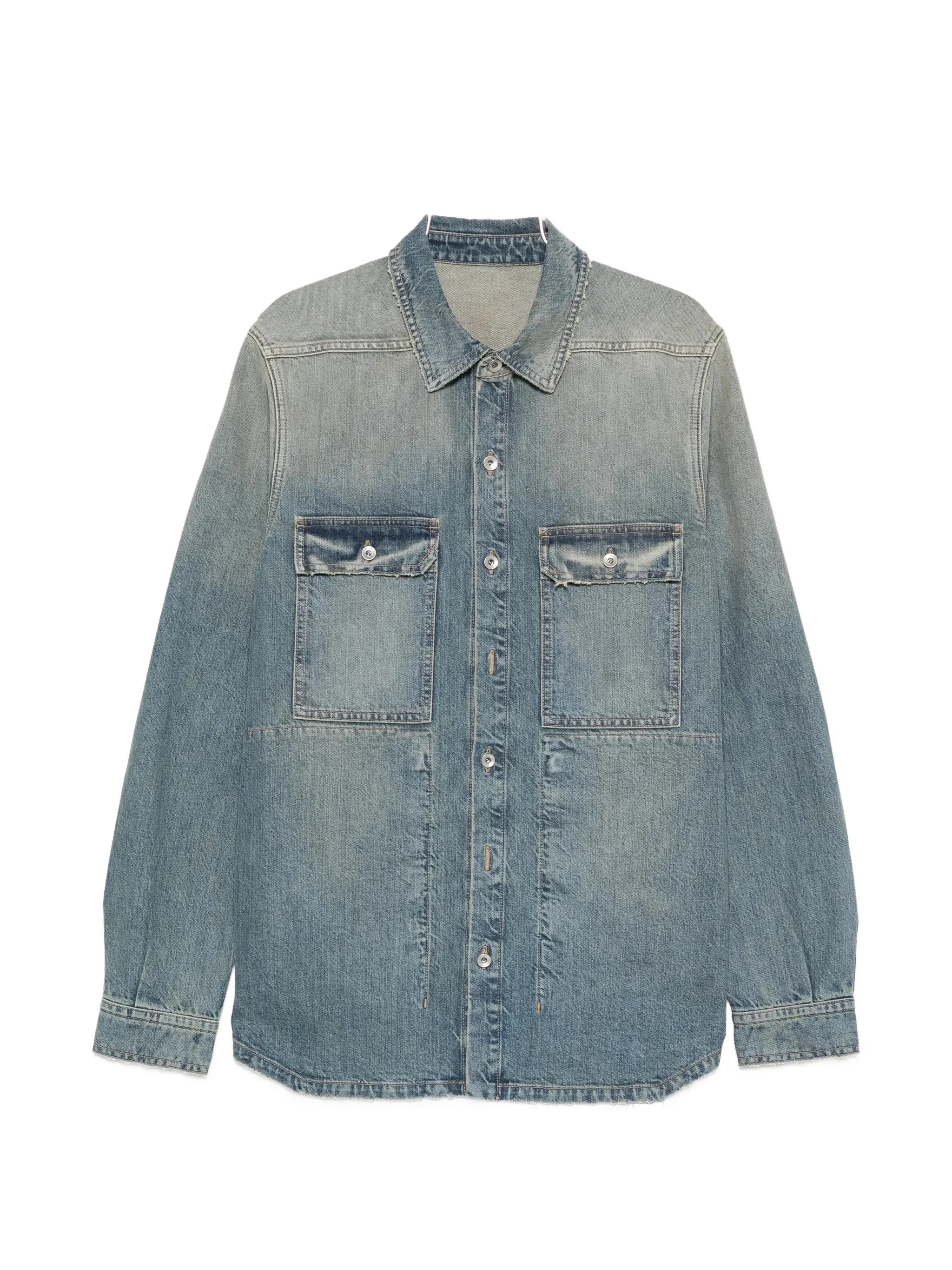 Rick Owens Drkshdw Denim Outershirt Jacket - 1